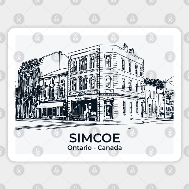 Simcoe - Ontario Magnet by Lakeric